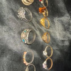 Vintage Rings / Necklace Y2k