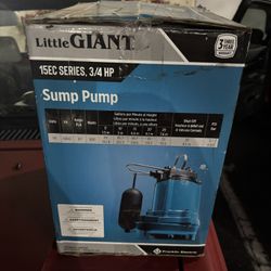 little giant 15ec 3/4 hp sump pump