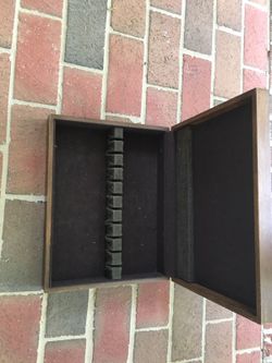 Wooden silver chest/jewelry box