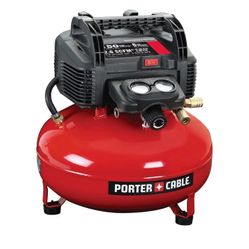 Porter-Cable 6 Gallon Pancake Oil Free Air Compressor