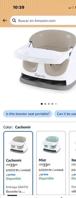 Ingenuity Baby Booster Seat – Like New – $20