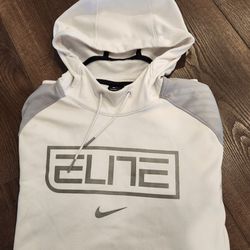 Nike White long sleeve hoodie