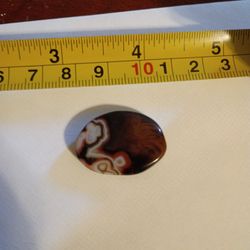 1in X ¾in Twist Oval Agate Bead