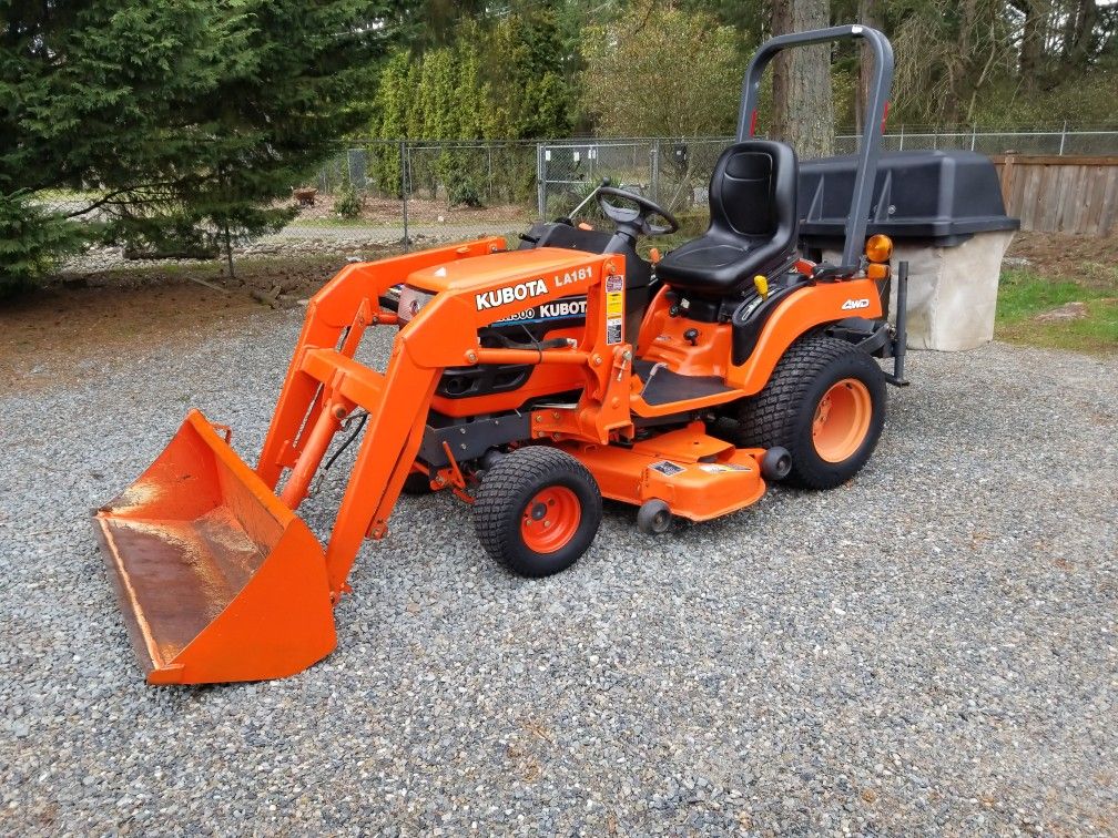 Kubota BX1500 w/loader, mower & bagger for Sale in WA OfferUp