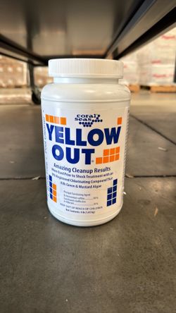 Yellow out pool cleaner
