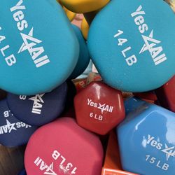 Dumbbells  $1.50  per pound