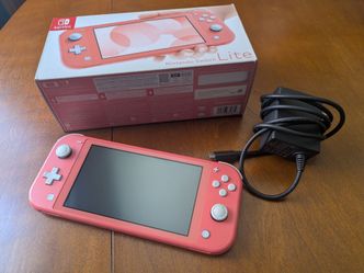 Rarely Used Nintendo Switch Lite Coral
