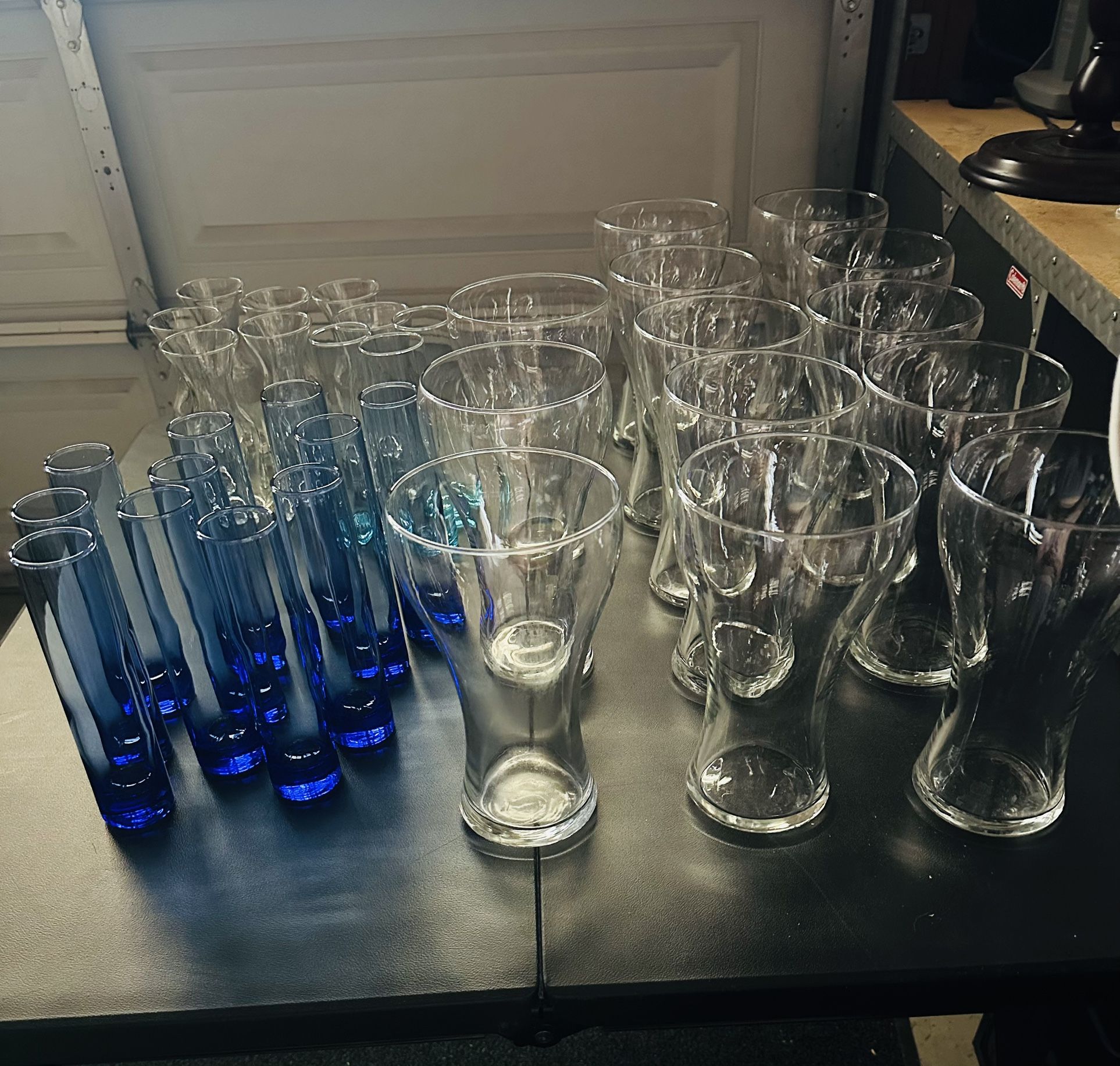 Flower Vases (34 Sold As A Lot)