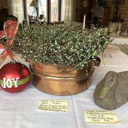 Antique Paper Mache Duck,Antique Heavy Copper Pot Cash/Venmo WBLAKE 