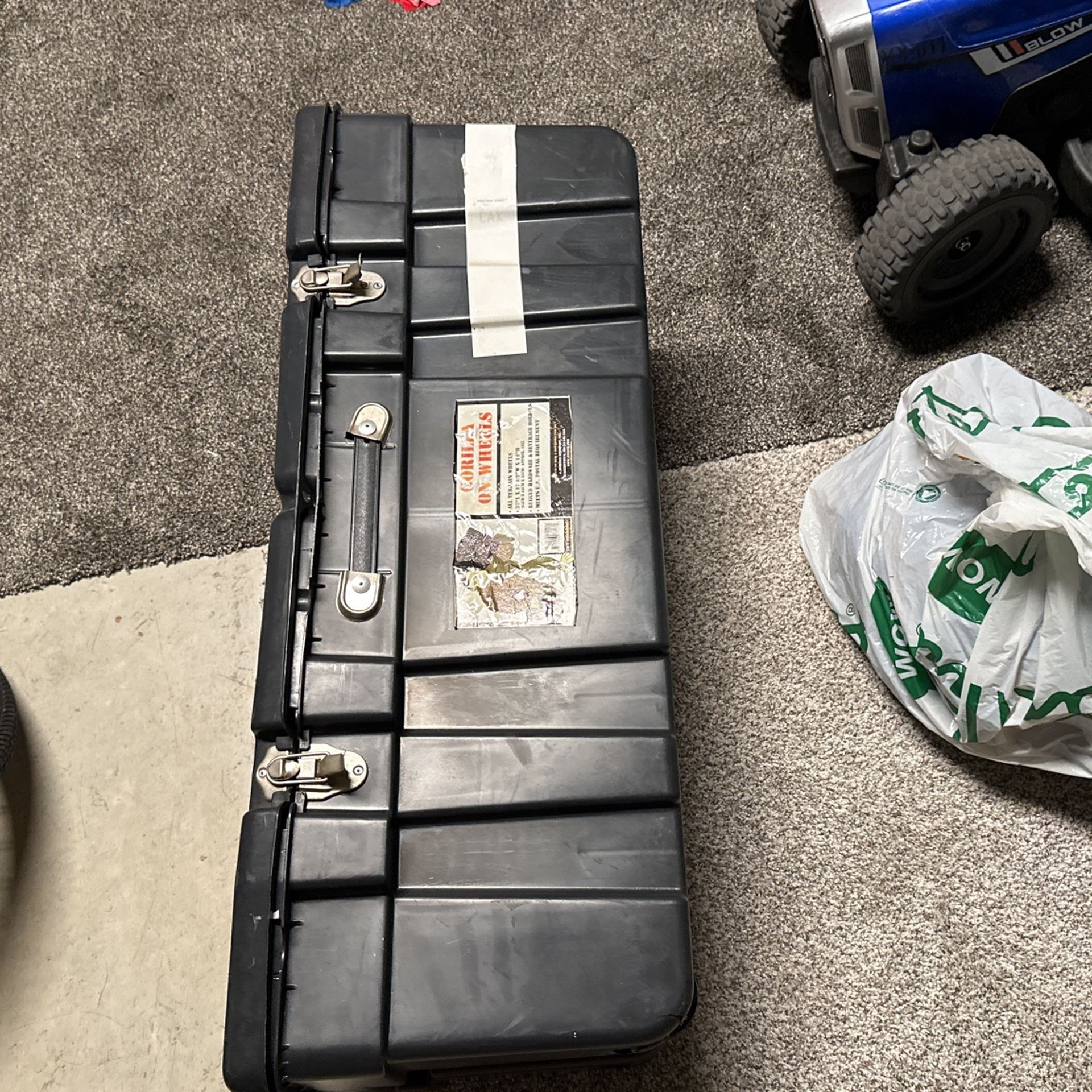 Gorilla Footlocker with Wheels ( Military Travel Box)