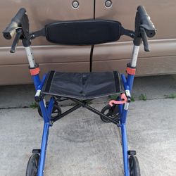  Veterans  Walker With Seat Roadrunner With Handle Breaks Good Condition 🇺🇲