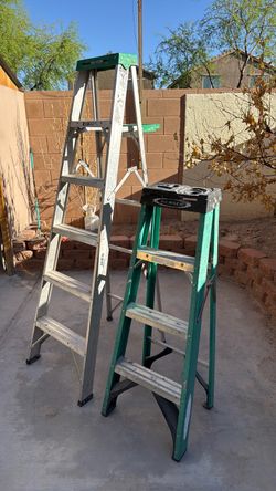 Werner 6ft and 4ft step ladder
