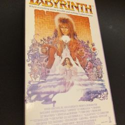 1986 Labyrinth VHS Movie 1st Edition