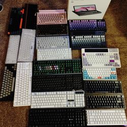 High End Mechanical Keyboard Collection - Brand New Unused - Variety Of Switches