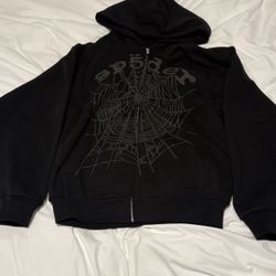 Sp5der Men's OG Web V2 Phantom Zip-Up Hoodie