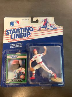 1989 Danny Jackson Kenner MLB Starting lineup collectable baseball figure and card