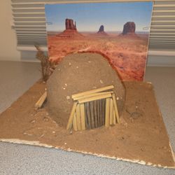 School project - Native American Navajo House