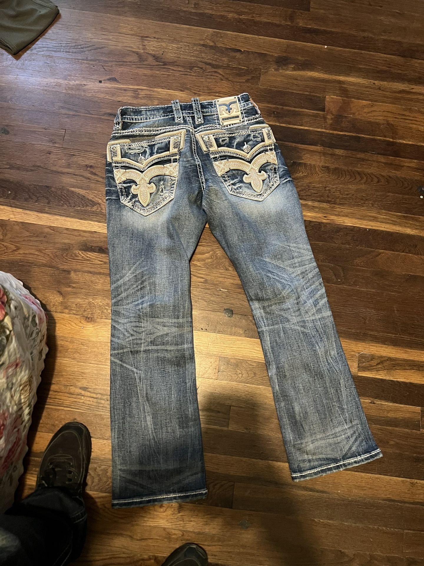 Rock Revivals Eggplant Bootcut