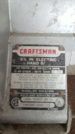 61/2 electronic hand saw