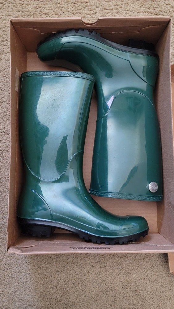 UGG Rain Boots - Pine Green