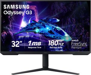 Samsung 32-Inch Odyssey G3 (G30D) 1ms 180Hz FHD Gaming Monitor LS32DG302ENXZA