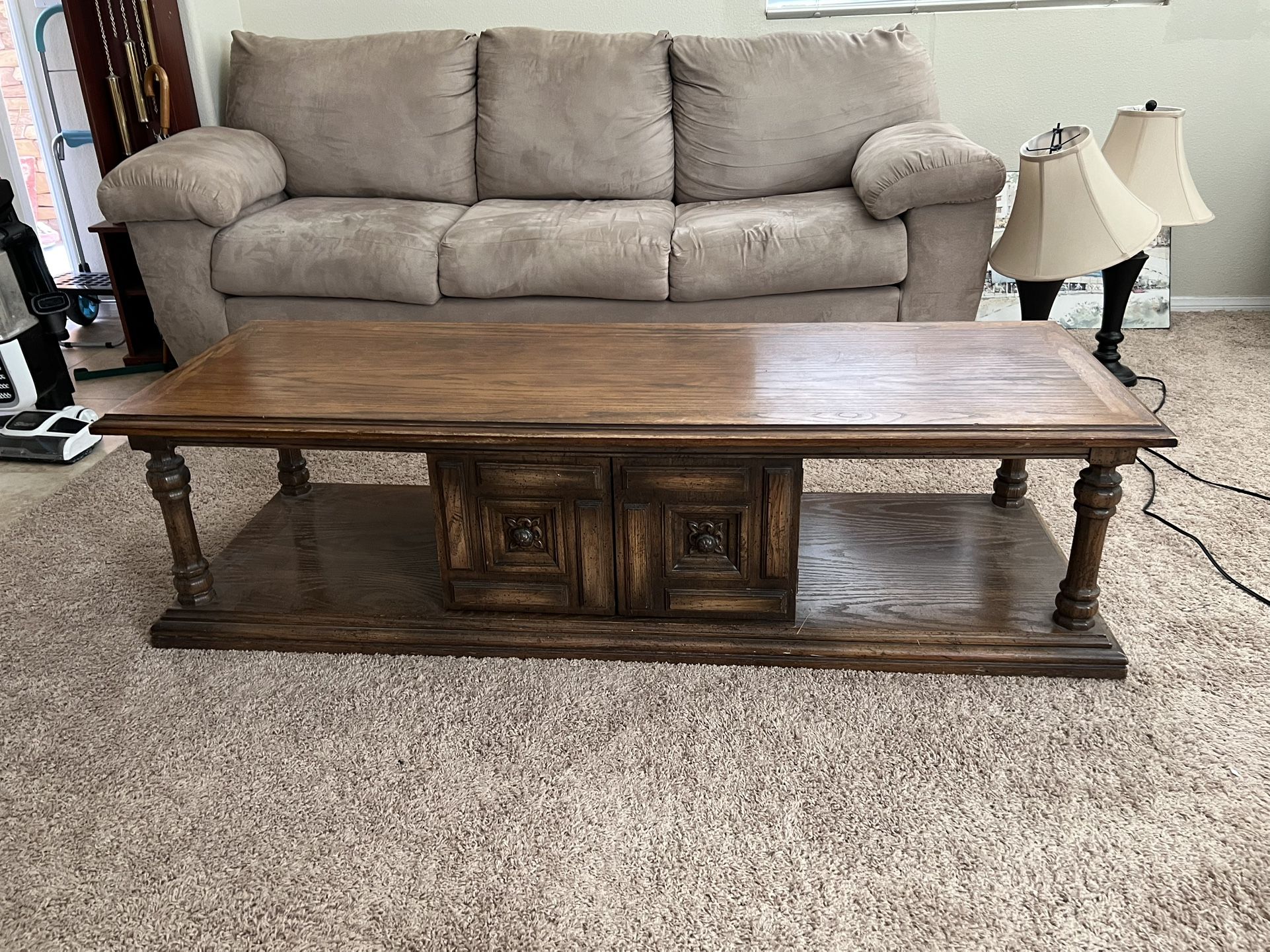 Coffee Table With End Table 