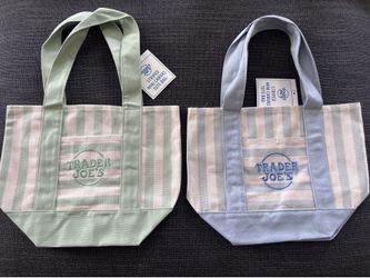 Trader Joe’s Mini Striped Canvas Bag