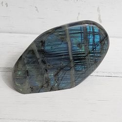 Labradorite Crystal Freeform Mineral Specimen Madagascar 10.8oz 