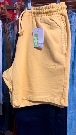 Yellow Levi’s Sweat Shorts
