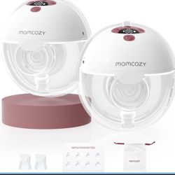 Momcozy M5 Lite Hands-Free Wearable Breast Pump, DoubleFit Flange for Baby-