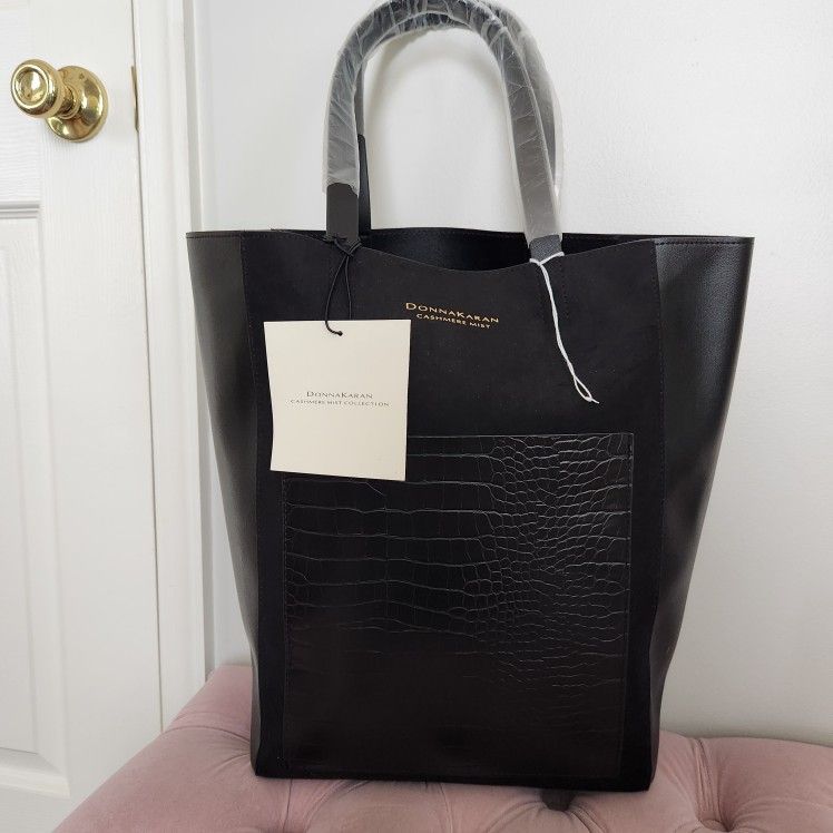 NWT Donna Karan Cashmere Mist Tote Bag