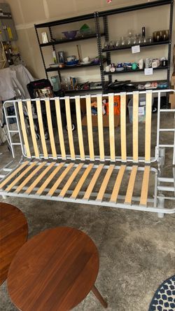 Metal Futon Frame with Wood Slats - FREE