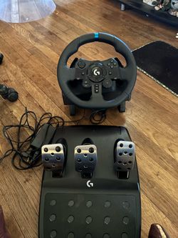 playstation steering wheel and peddles