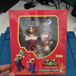 Super Mario Standard Figure 2 - Fire Mario & Kinopio