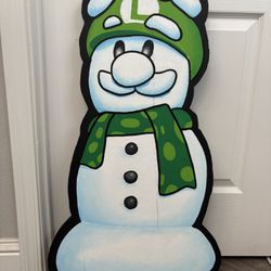 Snowman Yard Art 33” Outdoor Display