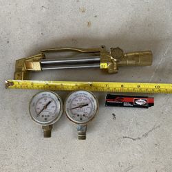 gas welding torch ,x2 Gas Gauges 