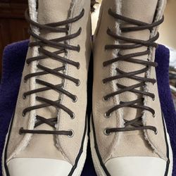 Converse All-Star Tan Suede High Tops Ladies Size 9