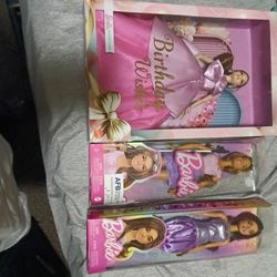 Brand New Barbie Dolls Still In The Box