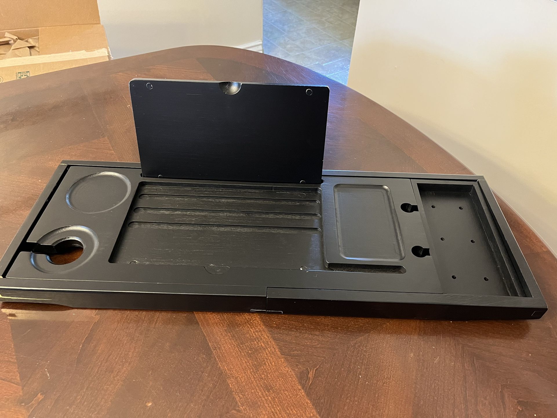 Wood Work Station For Desk Or Bathtub