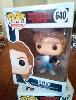 Billy Stranger Things Funko Pop 640 BRAND NEW !!VAULTED RETIRED!! RARE!!