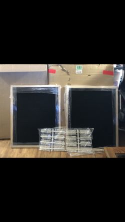 BRAND NEW oak frame felt messaging board 24x30 alphabet Including