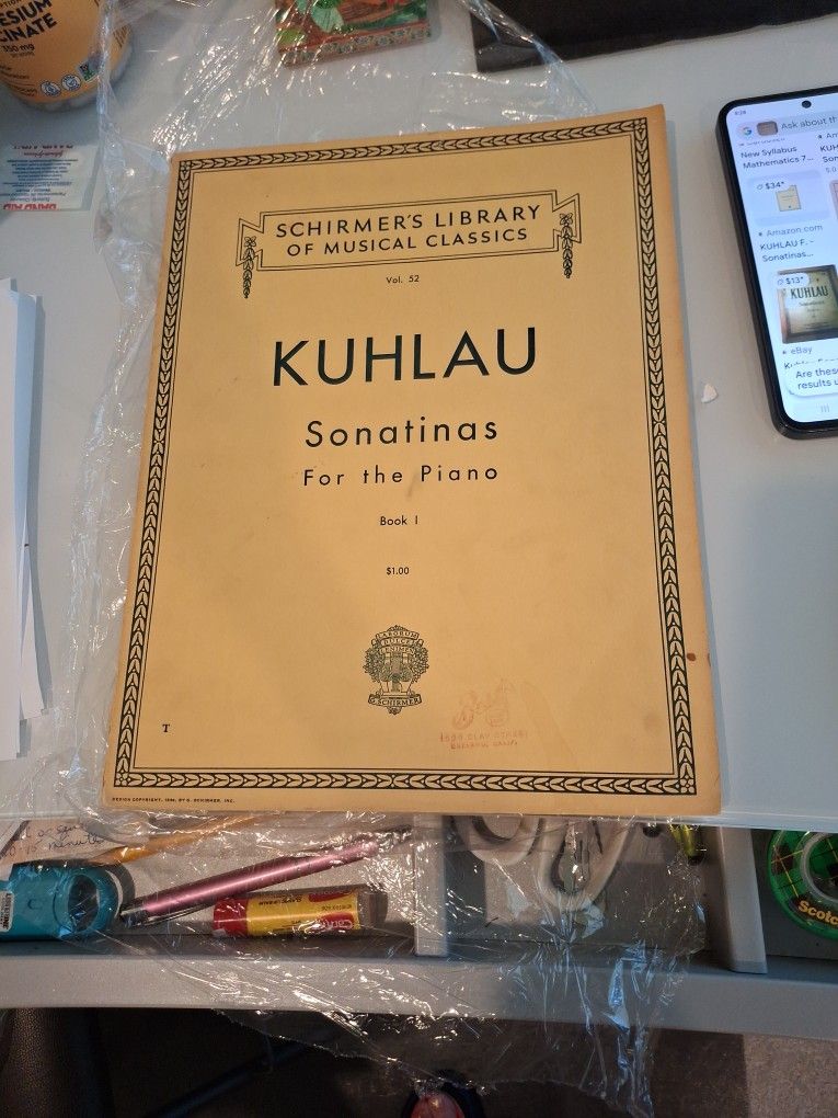 Sonatinas For The Piano Published In 1893