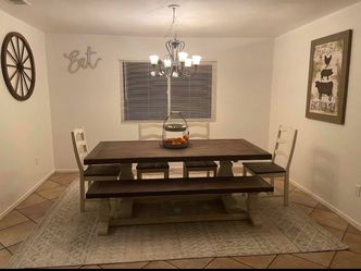 Farmhouse kitchen table