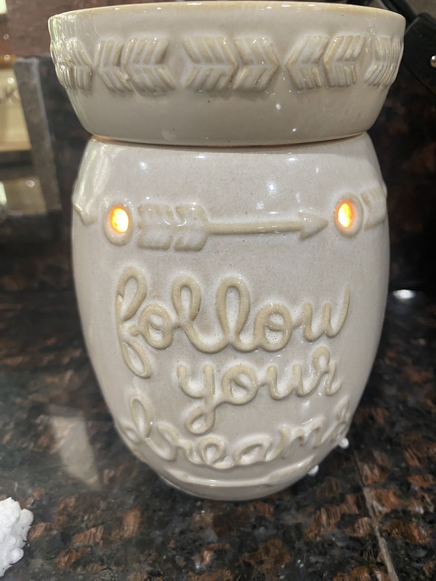 Follow Your Heart Wax Burner Brand New