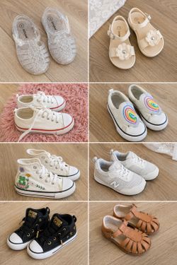 Toddler Girls Shoes – Size 7C – Multiple Styles & Brands