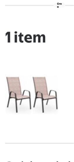 Patio chair
