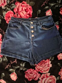 Women's High Waisted Denim Shorts
