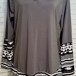 Long Sleeve Blouse, XL