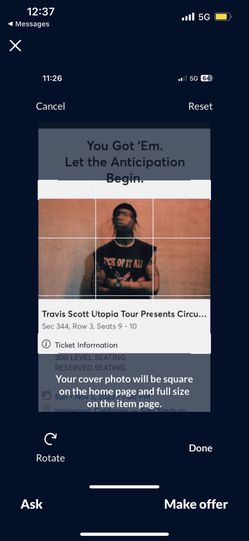 2 Tickets Travis Scott