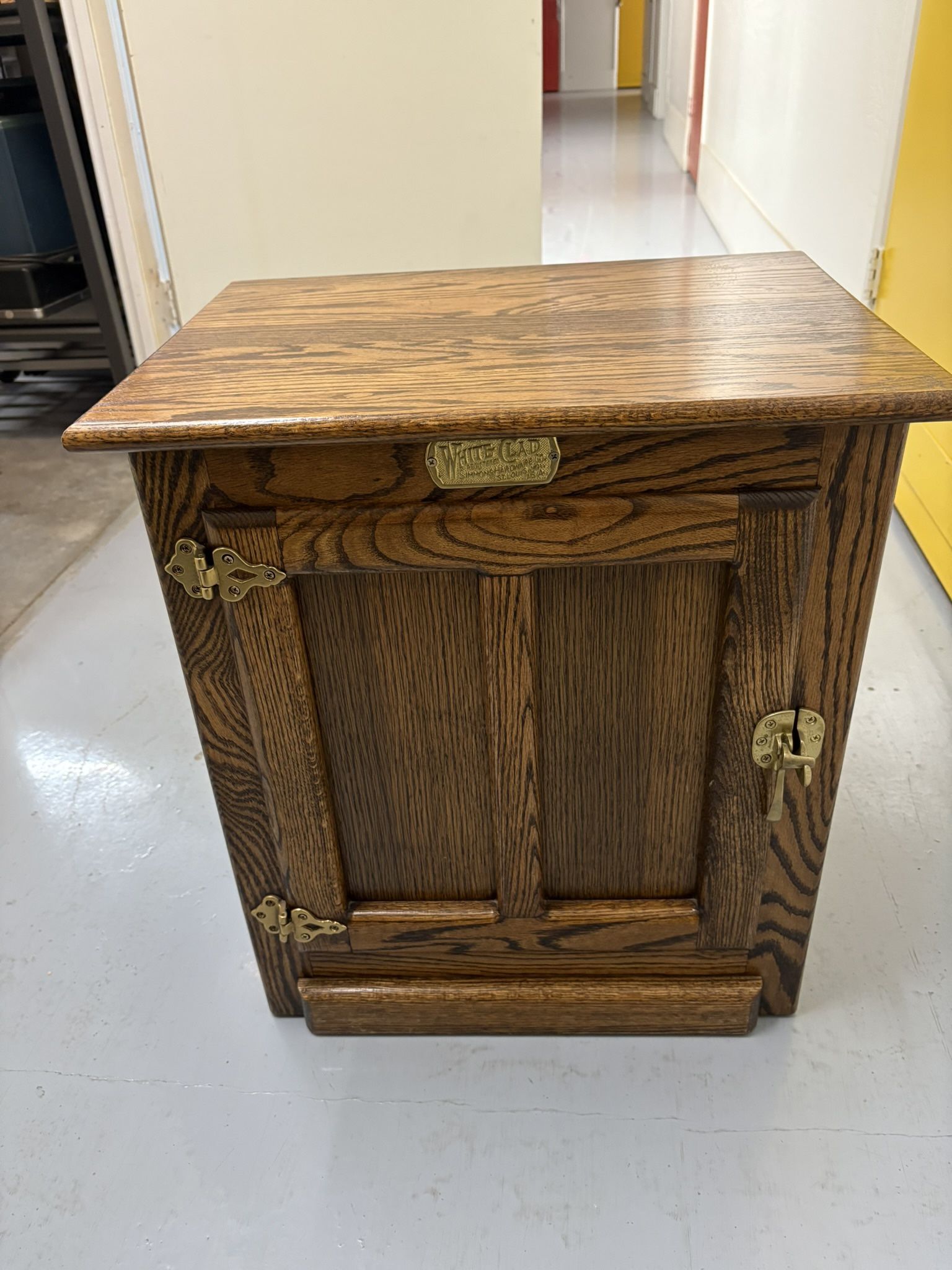 White Clad Night Stand End Table